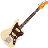 Vintage V65VVW Offset Electric Guitar – Vintage White Front View
