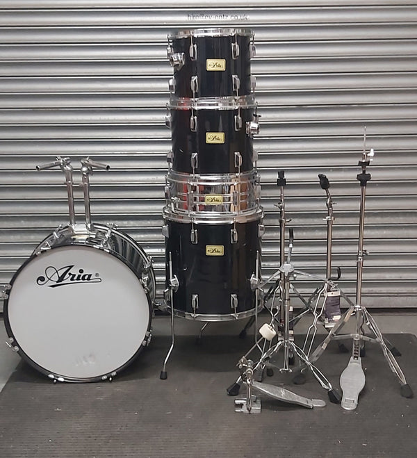 Pre-Owned ARIA 5 piece drumkit and hardware