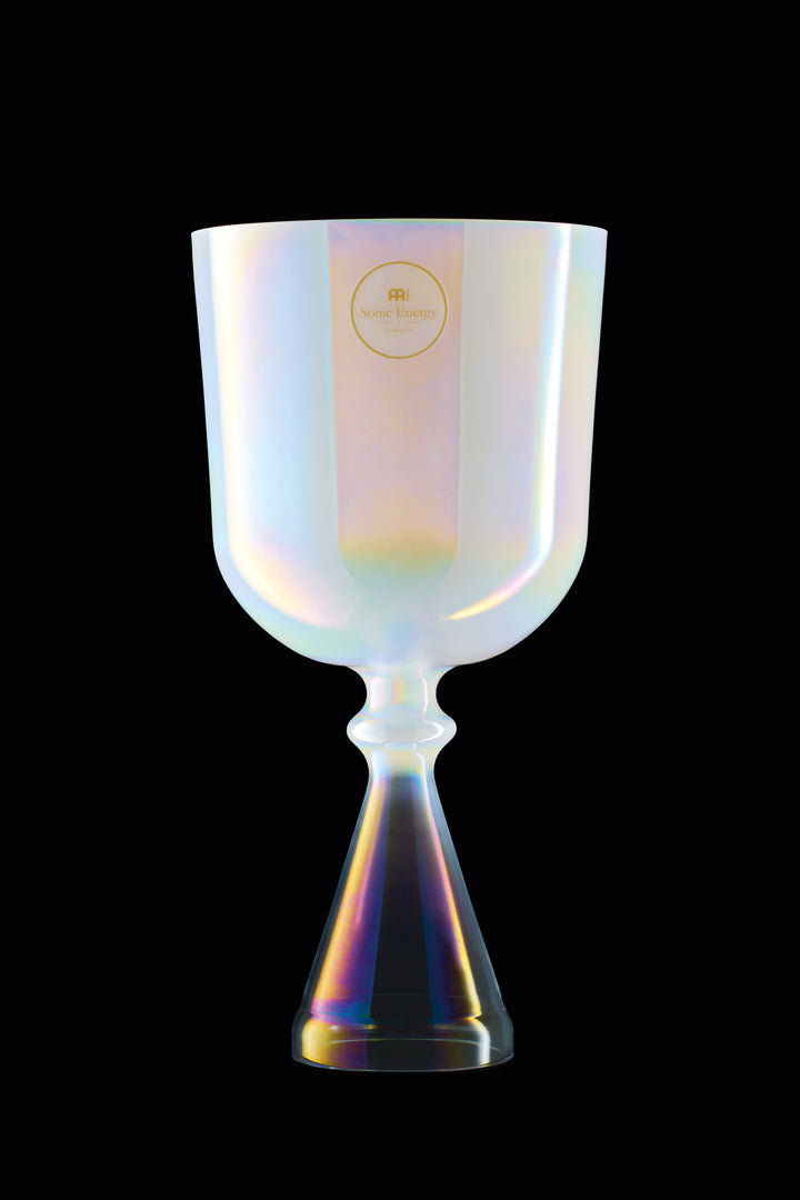 MEINL Sonic Energy Crystal Singing Chalice, 6.75"/17 cm, Note C4, Creamy, Root Chakra