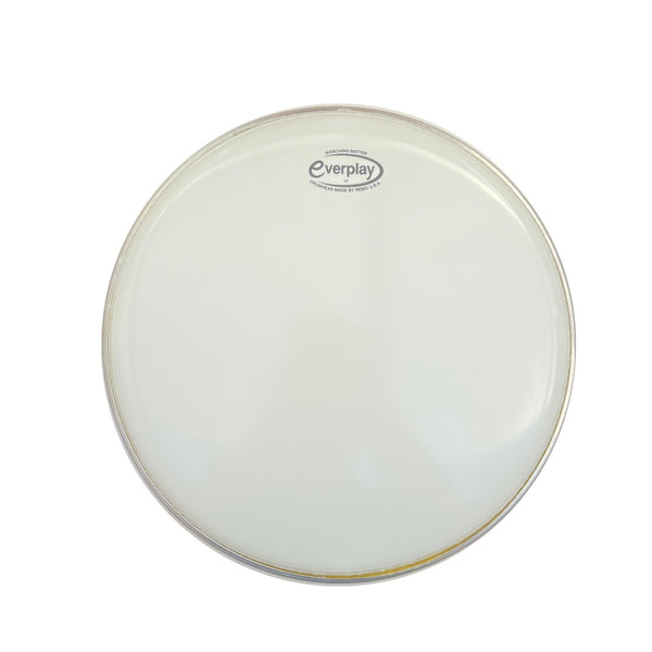 Remo Everplay Badged 12" Smooth White Emperor Crimplock