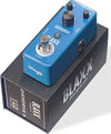 BLAXX Overdrive Pedal for Electric Guitar - Die-Cast Metal, True Bypass, Gain, Level, and Tone Controls