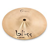 Bliss Splash 8" cymbal - top view showcasing micro-lathed finish