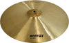 Energy Crash 18" cymbal - top view showcasing micro-lathed finish