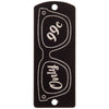 Joe Doe Tribute Truss Rod Cover ~ Aged Black ~ Only 99c - Ev - Entz Music