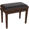 Kinsman Adjustable Piano Bench ~ Dark Walnut - Ev - Entz Music