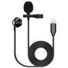 Kinsman Clip - On Lavalier Microphone with Earpiece ~ Lightning Connector - Ev - Entz Music