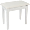 Kinsman Piano Bench with Storage ~ Satin White - Ev - Entz Music