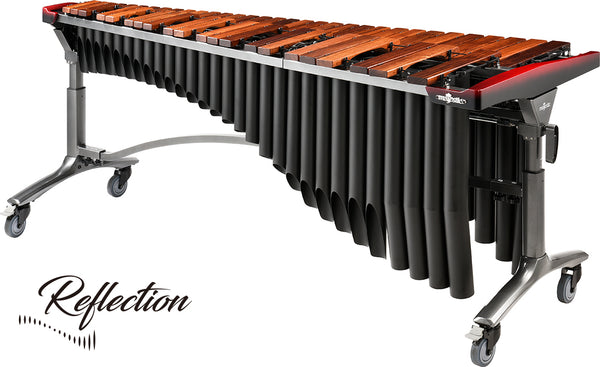 Majestic Reflection 4.3 octave rosewood bar marimba - Black resonators