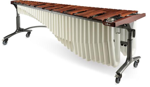 Majestic Reflection 5 octave rosewood bar marimba - White resonators