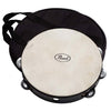 Pearl PETM-10 Single Row Tambourine – 10" Headed Tambourine with FREE Carry Bag