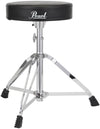 Pearl D50 Drum Throne with round vinyl padded cushion and double-braced legs