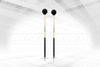 Mike Balter SC1 Black Yarn 11/32" without grip Medium Hard Suspended Cymbal Mallets