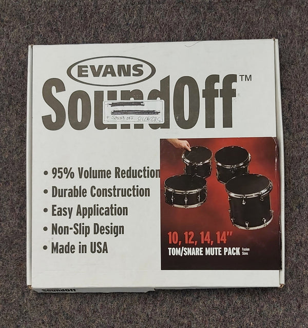 Evans SoundOff pads. Fusion sizes (Original box)