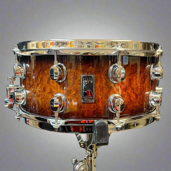 Pre-Owned Mapex Black Panther 14"x6.5" Snare Drum – Brown Special Edition, Walnut Burst