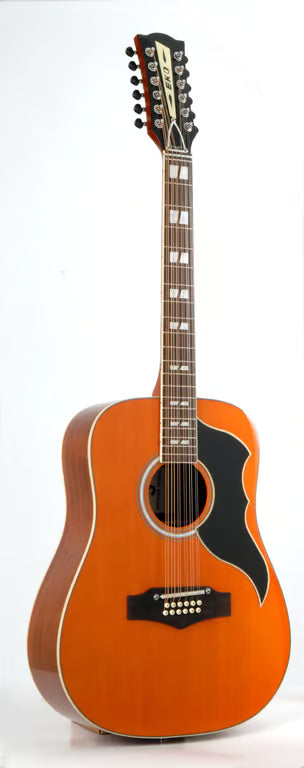 Eko Ranger 12 VR Natural Stain – Front View 12-String Acoustic

