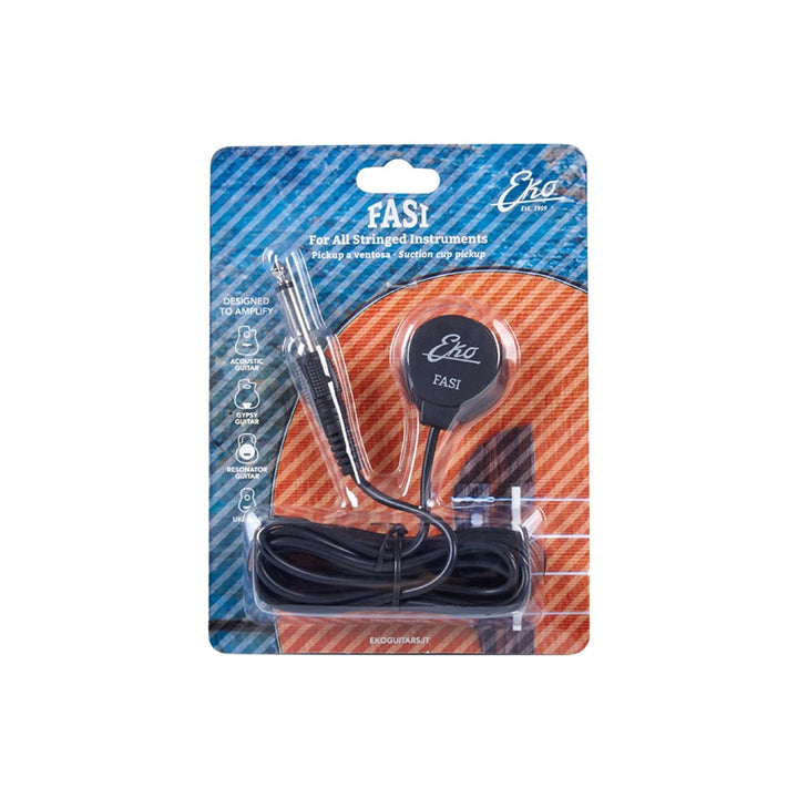 FASI Suction Cup Pickup For Stringed Instruments in retail box