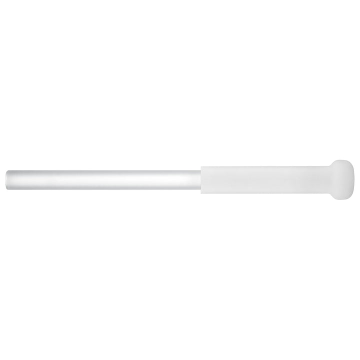 Soft silicone tip of the Meinl Sonic Energy Large Half-Coated Crystal Singing Bowl Rod for precise tapping and smooth rubbing.