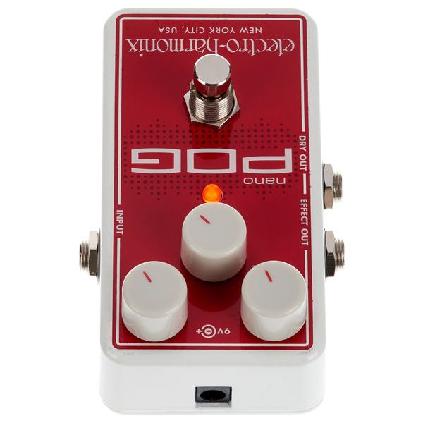 EHX Nano POG compact octave effect pedal for guitar and bass