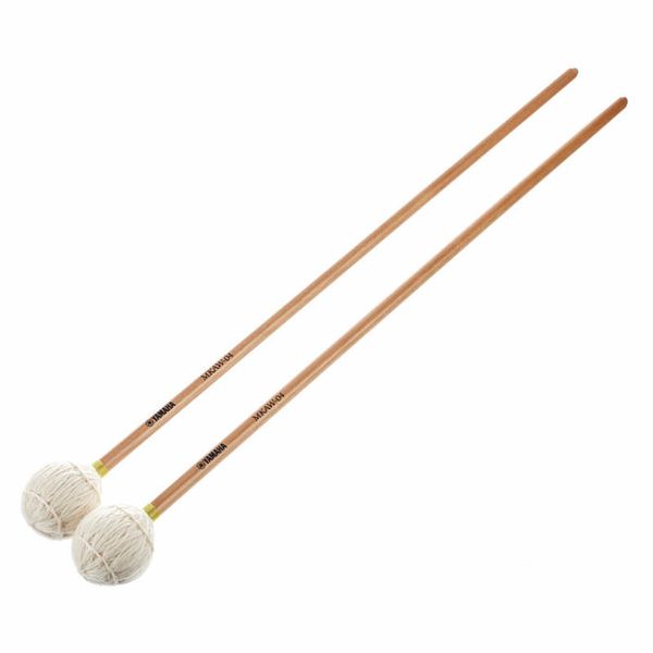 Yamaha MKAW-04 Marimba Mallets - Keiko Abe Signature, Hard Yarn Head, Birch Shaft