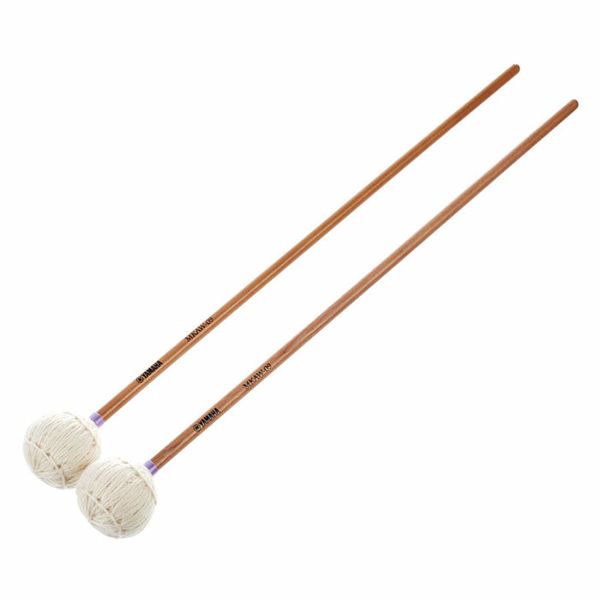 Yamaha MKAW-09 Marimba Mallets - Extra Hard Yarn Head, Birch Shaft