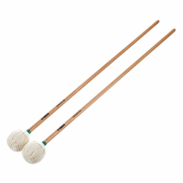 Yamaha MKAW-06 Marimba Mallets - Keiko Abe Signature, Medium-Soft Yarn Head, Birch Shaft