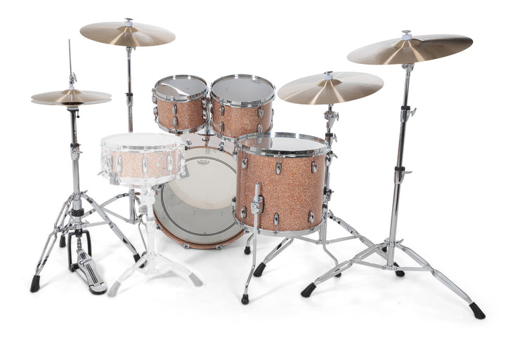 Gretsch Renown Maple drum shell showcasing 7-ply maple construction and Silver Sealer interior for enhanced resonance