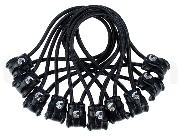 D'Addario Elastic Cable Ties - 10 Pack