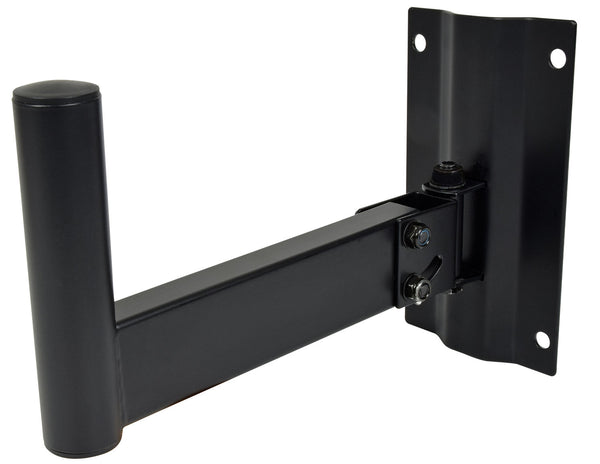 QTX Speaker Wall Bracket - Adjustable 45° to 90°, Max Load 25kg, Mounting Hardware Included