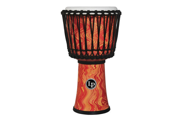 Latin Percussion Orange Marble Djembe LP2010-OM – Latin Percussion