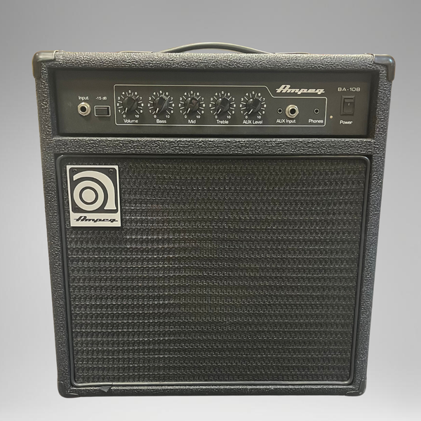 Pre-Owned Ampeg BA-108v2 Bass Combo Amp – 20W 1x8” Practice Amplifier