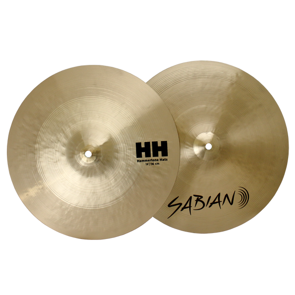 SABIAN 14" Hammertone Hats, Crescent Series "“ Jazz Cymbals Designed by Jeff Hamilton for Musical Sizzle - Ev - Entz Music