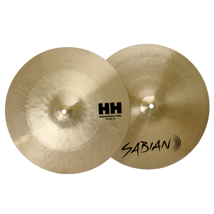 SABIAN 14" Hammertone Hats, Crescent Series "“ Jazz Cymbals Designed by Jeff Hamilton for Musical Sizzle - Ev - Entz Music
