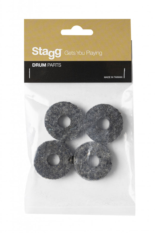 Stagg Pack of 4 Cymbal Felt Washers - SPRF1-4