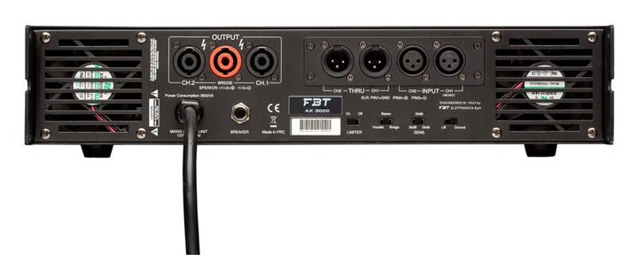FBT AX 3000 2 Ch. Power Amp - 2x1500Wrms (4ohm) - 3000Wrms (8ohm bridge) - product image 2