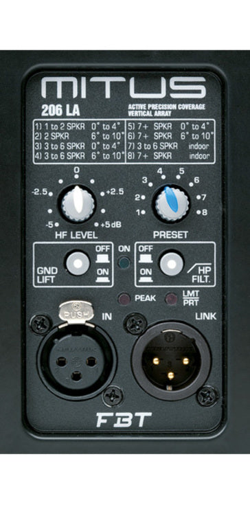 FBT MITUS 206LA Active line array - 2x6,5" + 1,4" - 600Wrms+300Wrms - product image 3