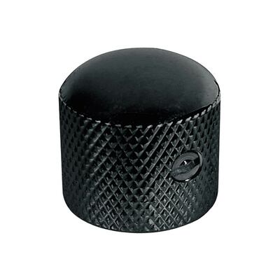 Boston KB-220 black metal dome knob for guitar or bass

