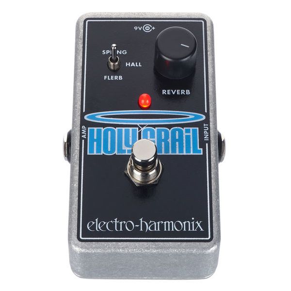 Holy Grail Nano pedal with spring, hall, and flerb reverb modes