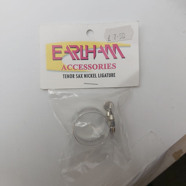 Earlham Tenor Sax Nickel Ligature