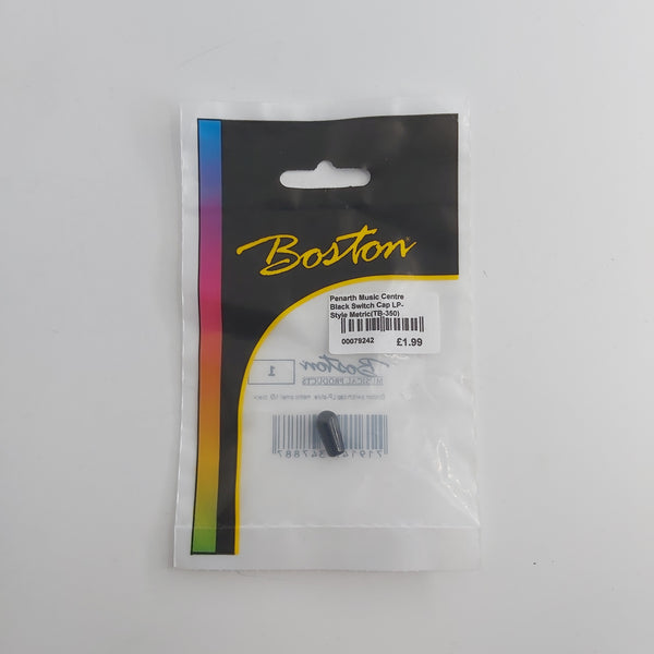 Boston (TB-350) Metric M3 Black Cap For LP Style Selector Switch