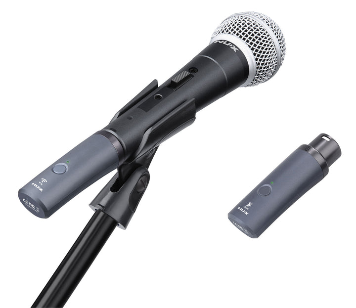 NUX NDM-4 dynamic cardioid microphone included with B-3RC wireless system