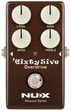 NUX 6ixty 5ive Overdrive Pedal – Classic 1960s Black Panel Amp Tones, All-Analog Circuit