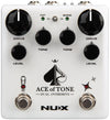 NUX Ace of Tone Dual Overdrive Pedal – Compact metal chassis with dual foot switches