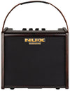 NUX AC-25 Acoustic Guitar Amplifier – Compact angled design with control panel