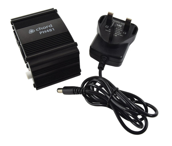 Chord 48V Phantom Power Supply – Single Channel with UK Adapter (173.481UK)