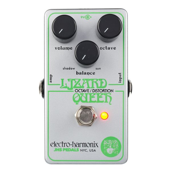EHX Lizard Queen Octave Fuzz Pedal front view