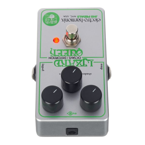 Electro-Harmonix Lizard Queen fuzz pedal with vintage graphics