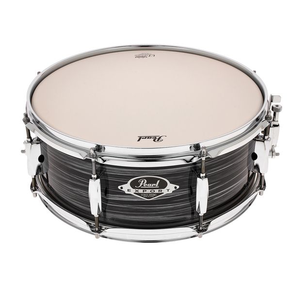 Pearl Export Series 14"x5.5" Snare Drum - Graphite Silver Twist Finish, 6-Ply Poplar/Mahogany Shell (EXX1455S/C778)