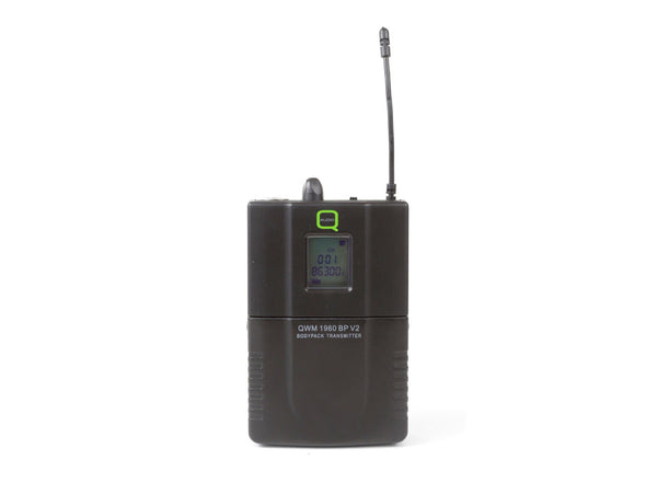 Q-Audio QWM 1960 TB V2 UHF Bodypack Transmitter (SJ Connection) - 863-865 MHz & 606-614 MHz