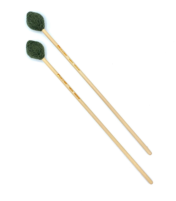 Chalklin MS34 Marimba Mallets – Medium wool yarn heads