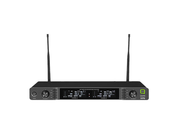 Q-Audio QWM 1970 RX – Replacement Dual-Channel Receiver, CH38 & CH70 (SKU: 903130)